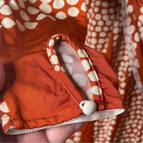 Johanna Ortiz Spice Market Hunter Midi Dress in Orange sz 4 - Picture 7 of 13